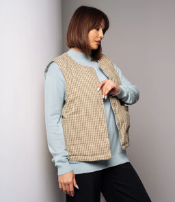 Жилет #КТ8358, голубой