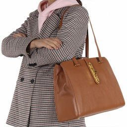 Сумка 1197-1PTH yellow brown Polina&Eiterou