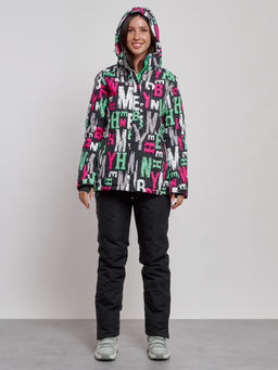 Горнолыжный костюм женский зимний черного цвета 022302Ch - Mtforce фото 6