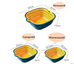 Набор кухонных принадлежностей Buro миска и дуршлаг 6 в 1  фото 2