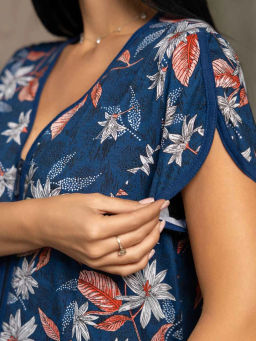 Халат женский, цвет фиолетовый