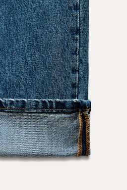 JEANS Z1975 STRAIGHT HIGH WAIST TURN-UP HEM - Zara фото 13