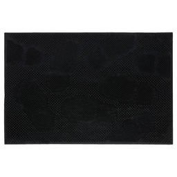 Коврик придверный резиновый 40х60см "Следы" "Vortex" (черный)