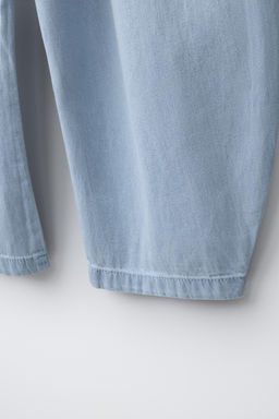 JEANS BALLOON FLUIDO / Azul claro - Zara фото 6