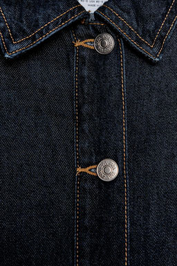 TRF OVERSIZE DENIM OVERSHIRT - Zara фото 8