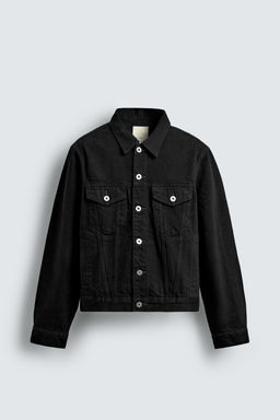 LIMITED EDITION CROPPED FIT DENIM JACKET - Zara фото 8