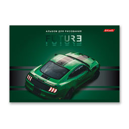 Светоч 48АЛСК4_1_3_9 Альбом для рисования 100 г/м2 A4 29 х 20.5 см 48 л. 5 шт. на скобе 000260 Зелёная ракета фото 4