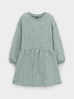 КР 5922-1/голубой прибой,мини розочки платье для дев