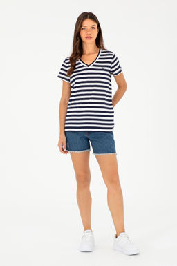 Женские синие джинсовые шорты - U.s. polo assn фото 3