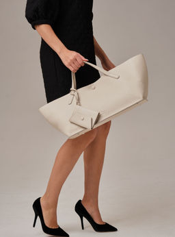 Кожаная сумка Dari DBR 31136 светлый крем  фото 6