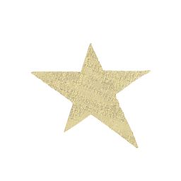 Термоаппликация BLITZ №5 12 шт 5-12 звезда золото 7х5 см