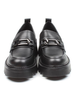 03-C1817-1 BLACK Лоферы женские (натуральная кожа)