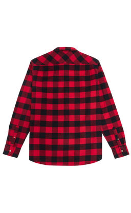 Рубашка фланель F121-0460 red-black - Fine joyce фото 8