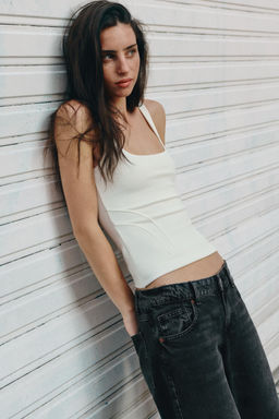 TOP STRETCH CORSETERO / Blanco - Zara фото 2