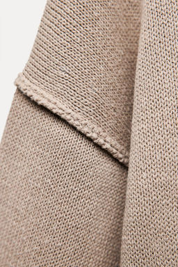 PLAIN KNIT SWEATER WITH VOLUMINOUS SLEEVES - Zara фото 8