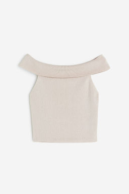Top off-the-shoulder sin mangas - H&m фото 2