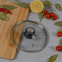 Крышка стеклянная 18 см / YGT-18 /уп 50/ - ГалеонТрейд фото 2