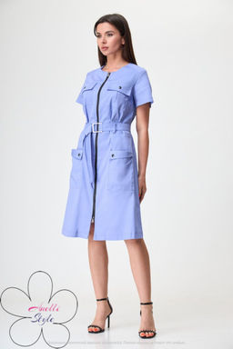 Платье ANELLI 1272 голубой