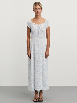 Платье миди с цветочным принтом / Zarina фото 2