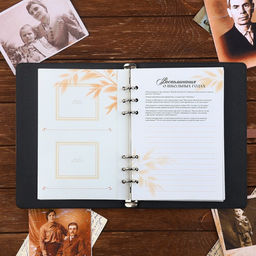 Родословная книга со встроенной флешкой 16 Gb «Книга всей семьи», 17.5×23 см.