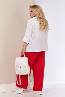 Костюм SHETTI 4057 белый + красный