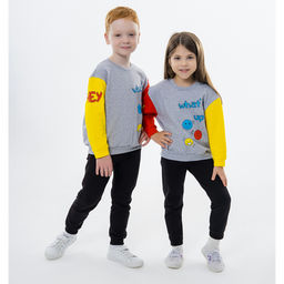 Спортивный костюм футер 2х нитка начёс 8689310101 8689310101 купить оптом по цене 974 ?| Фабрика детской одежды Юлла - Youlala фото 10