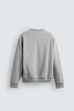 SUDADERA CREWNECK LAVADA B?SICA / Gris vigor? - Zara фото 8