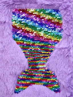 Блокнот плюшевый "Mermaid", purple, 21,5х15 см, плотность 80 гр.