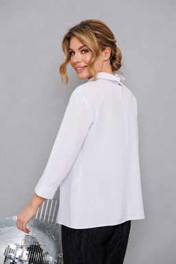 Блуза AMORI 6459 белый  фото 3