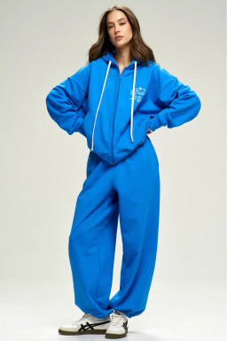 Джоггеры Oversize Electric Blue