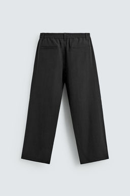 PANTAL?N FLUIDO PLIEGUES / Negro - Zara фото 8
