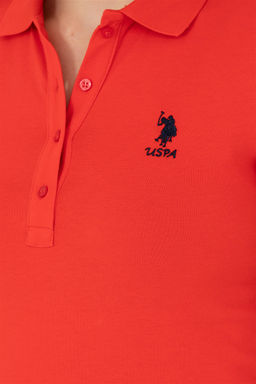U. S. Polo Assn Женская красная базовая футболка Неожиданная скидка в корзине - U.s. polo assn фото 14