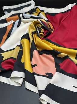 K13574 Платок (90/90см шелк) МУЛЬТИЦВЕТ_01