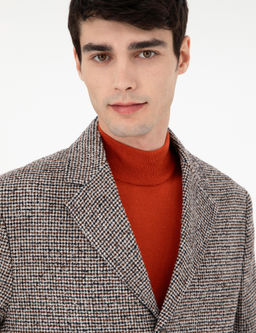 Kahverengi Slim Fit Ka_e Kaban