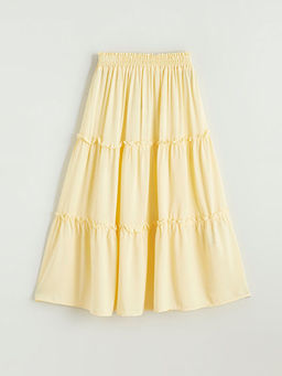 Beli Lastikli K?z ?ocuk Katkat Etek