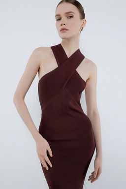 Платье баклажанового цвета - Incity фото 4