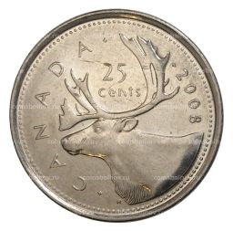 25 центов 2008 года Канада