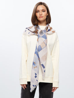 Платок жен. виск+шерсть 130х130 LG33-943-11