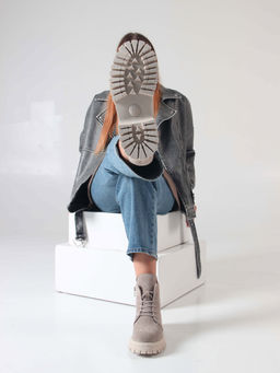 Ботинки EDART 228.V.1541 be. Каменный замша/шерсть - Ed'art фото 6