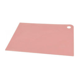 Доска разделочная п/эт. 345х245х2мм "Grosten" пудровый