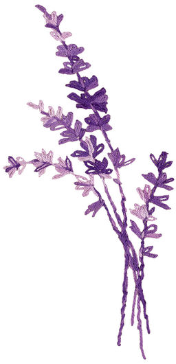 Набор для вышивания PANNA Живая картина JK-2283 Мак и лаванда 5.5 х 12.5 см