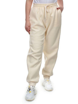 M077 BEIGE Брюки спортивные женские на флисе (100% хлопок) 7986 - Fashion фото 7
