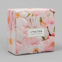 Коробка подарочная складная, упаковка, «Счастья в каждом моменте», 15×15×7 см