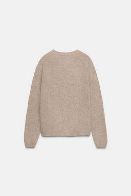 WOOL AND CASHMERE LONG SLEEVE JUMPER - Zara фото 4