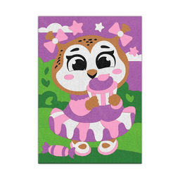 Фреска песком Сова со сладостями