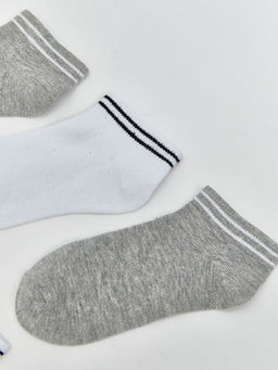 ?izgili K?z ?ocuk Patik ?orap 5li