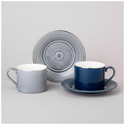 ЧАЙНЫЙ НАБОР LEFARD TOP STYLE НА 2 ПЕР. 4 ПР. 250 МЛ ГОЛУБОЙ, СИНИЙ
