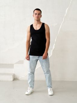 Майка хлопок 100%,черная - Binita фото 2