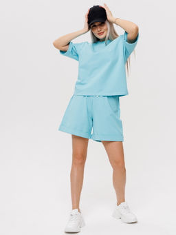 Костюм женский К-205 (футер с лайкрой) Оливковая