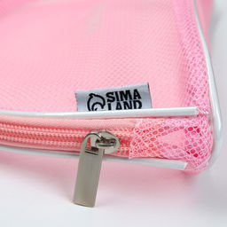 Косметичка-сетка PVC 14 см х 21 см MAKEUP BAG с каркасом - Beauty fox фото 5